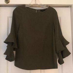 J. Crew Olive Green Top